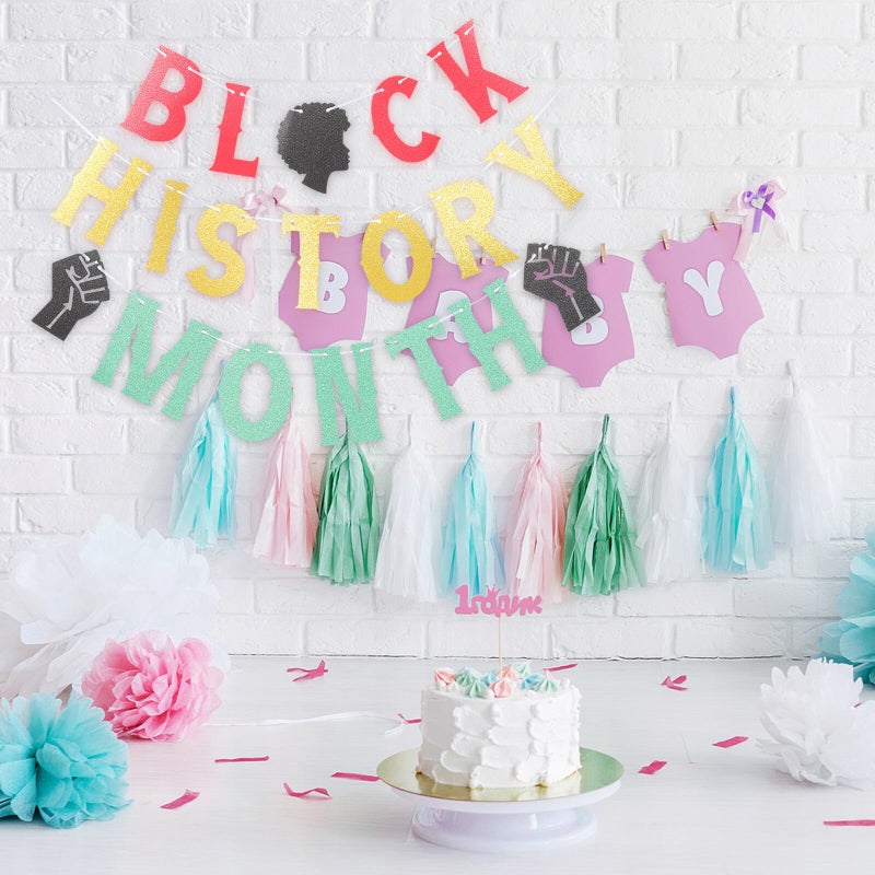 Glitter Celebration Banner Cultural Heritage Holiday Party Decorations For Indoor Outdoor Wall Decor - Image 4