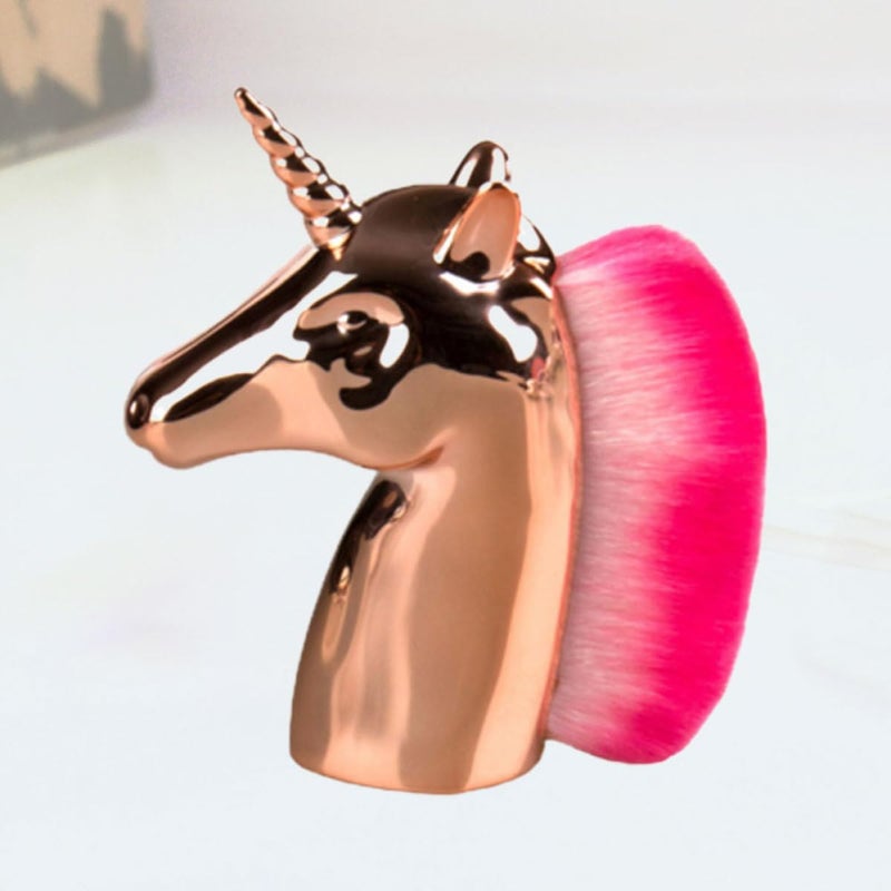 Professional Fantasy-inspired Cosmetics Brush Set Foundation Powder Makeup Brush with Pink Bristles Golden Handle for Women Travel Makeup Application - Image 4