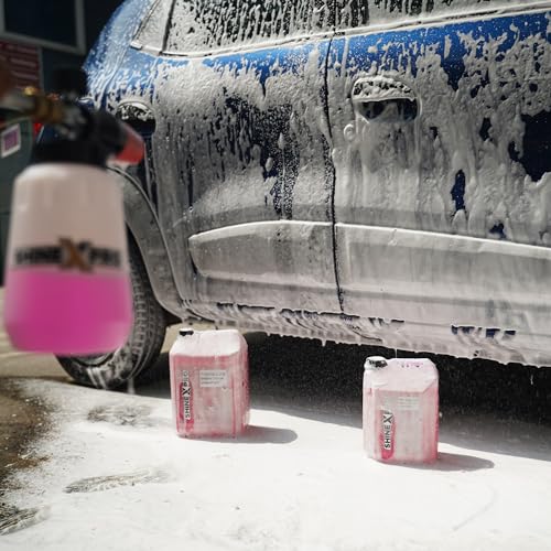ShineXPro 2.7L SuperThick Car Wash Shampoo Concentrate - pH Neutral, Thick Suds - Thick&Slick Snow Car Foam Shampoo That Works With Both Bucket Wash And Foam Cannon (2.7 L) - Image 4