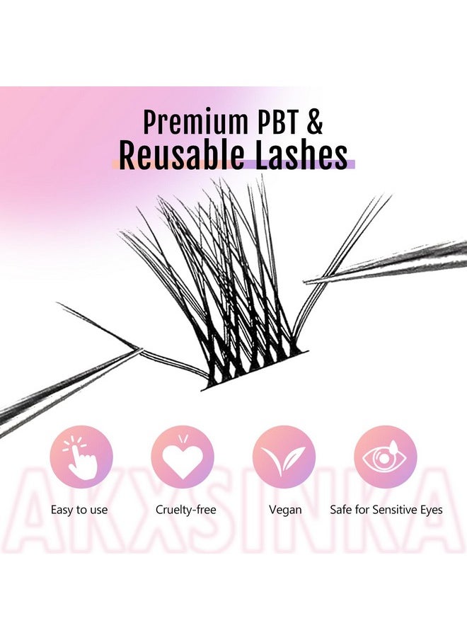 Cluster Lashes C Curl Diy Lash Extensions Weightless Thinnest Lash Bands Multipack Of 48 Wispy At Home Cluster Eyelash Extensions