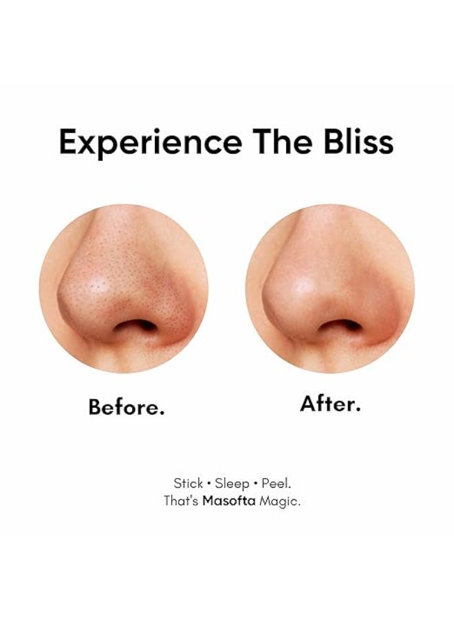 Masofta Pull Patch Nose for Removing Excess Oil, Whiteheads & black heads Impurities Overnight With Hydrocolloid, Painless Pore Cleansing for Men & Women (3 Units) - Image 3