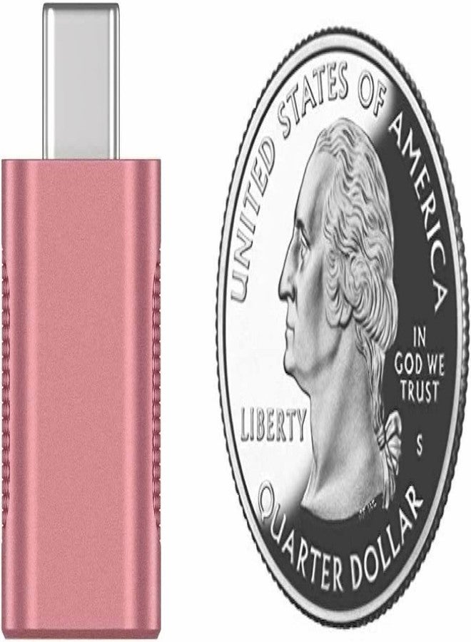 BEYEE USB Female to USB-C Male Adapter 2-Pack, USB C to USB Adapter Thunderbolt 3 to USB Female Adapter OTG for MacBook Pro2019,MacBook Air 2020,iPad Pro 2020,More Type-C Devices (Rose Gold) - Image 2