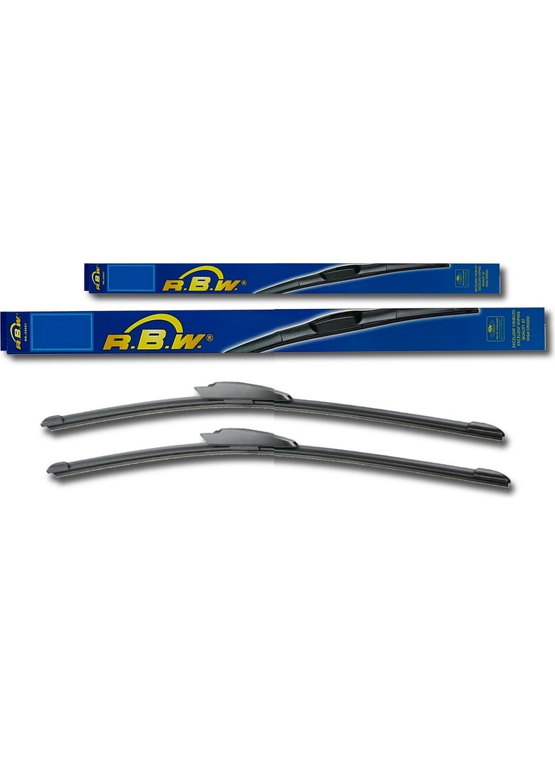 RBW Hyundai Getz Front Rear Banana Wiper Set 2002-2009 