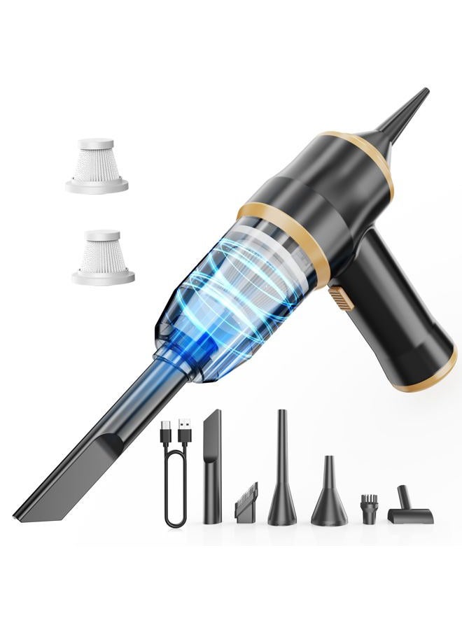 BELIBUY Mini Car Vacuum 9500Pa Portable Cordless Handheld Vacuum, Vacuum Cleaner and Air Duster with 3 Filter for Car, Sofa, Office, Pet, Home - Image 1
