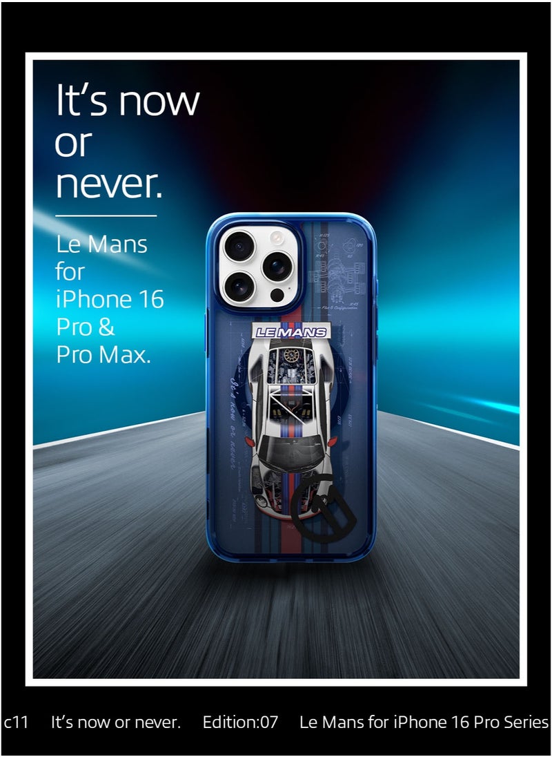 Spigen Ultra Hybrid T MagFit for iPhone 16 Pro MAX Case Cover [Camera Control Button Cover] with MagSafe [3D Spatial Effect with Hexa-Layer Print] - C11 Le Mans  - Image 2