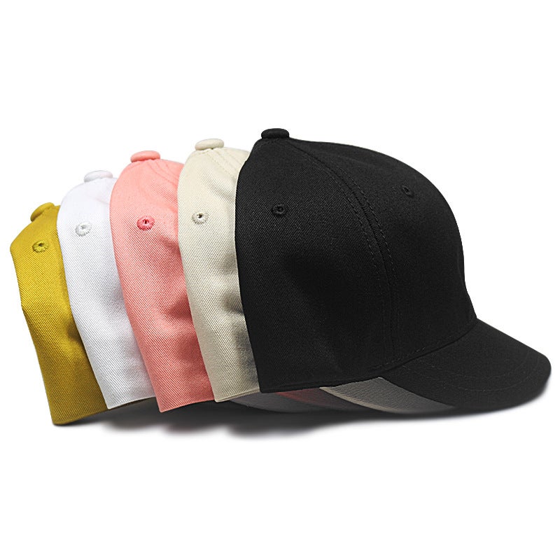 Unisex Baseball Cap Short Brim Spring Autumn White - Image 4