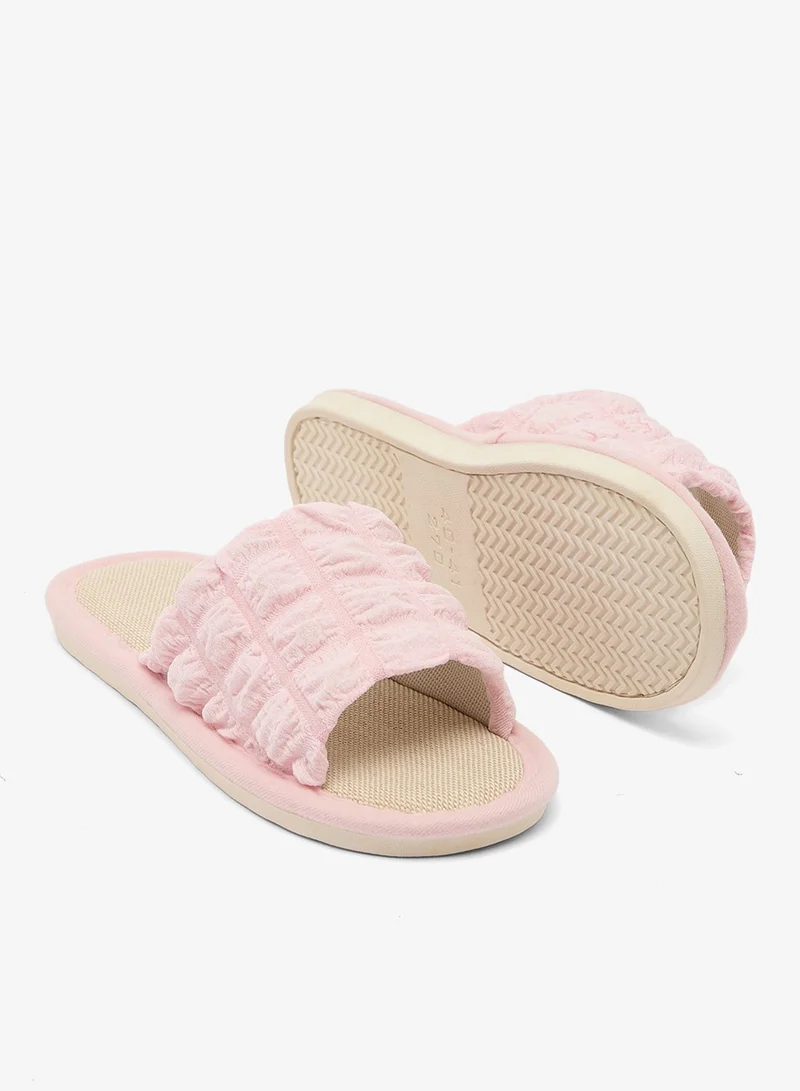 Ginger Quilted Bedroom Slippers