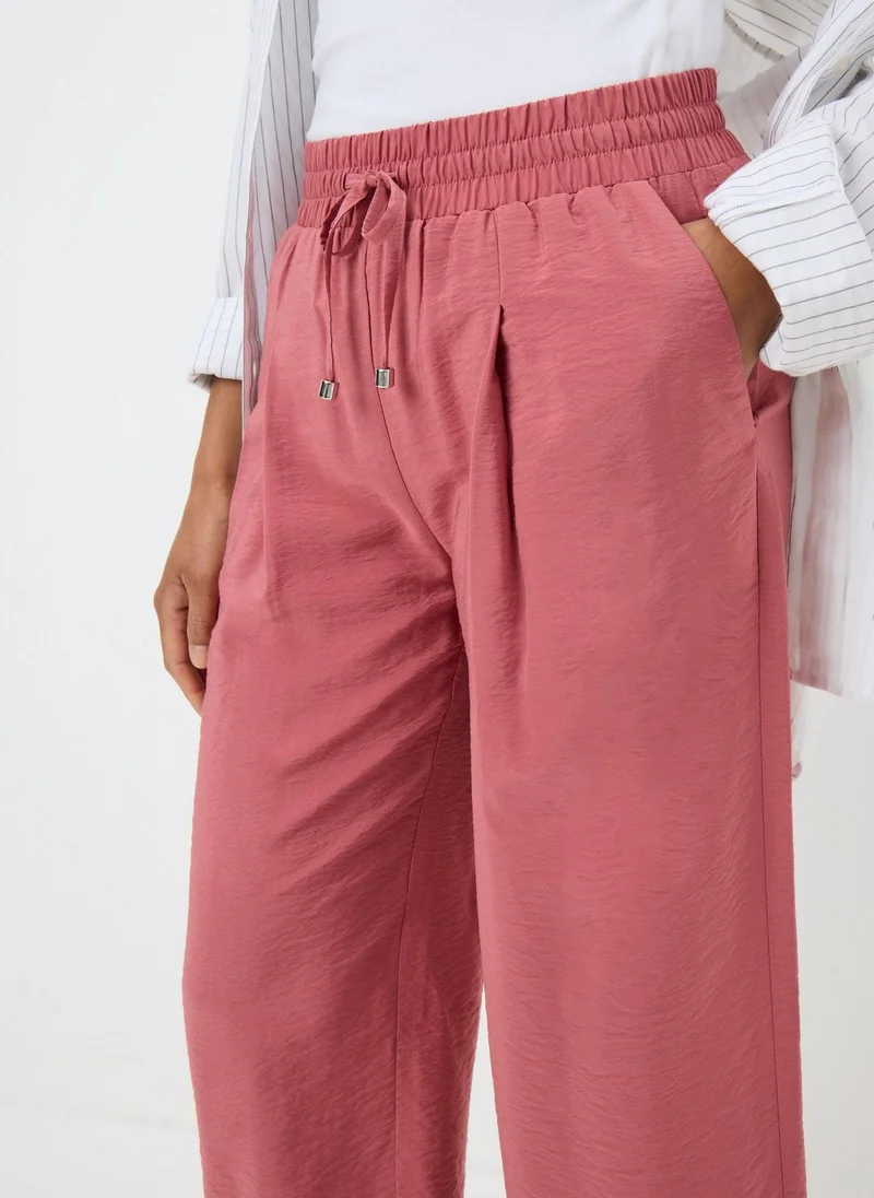 ماتلان Pink Airflow Cropped Trousers