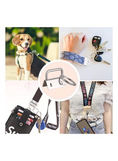 Y&D Key Fob Hardware, 42PCS 1 Inch 7 Colors Keychain Hardware Set for Wristlet Keychain, Lanyard and Chain Making Supplies  - Image 2
