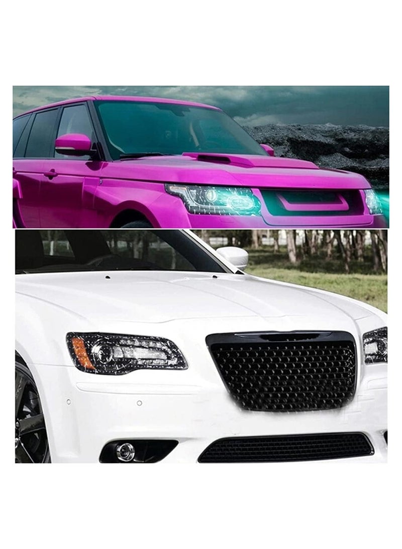 SYOSI 2 Rolls Car Light Film Self Adhesive Cat Eye Car Light Tint Vinyl Film Auto Headlight Taillight Foglight Decorative Sticker Wrap Lamp Tint Film 30*150cm - Image 2