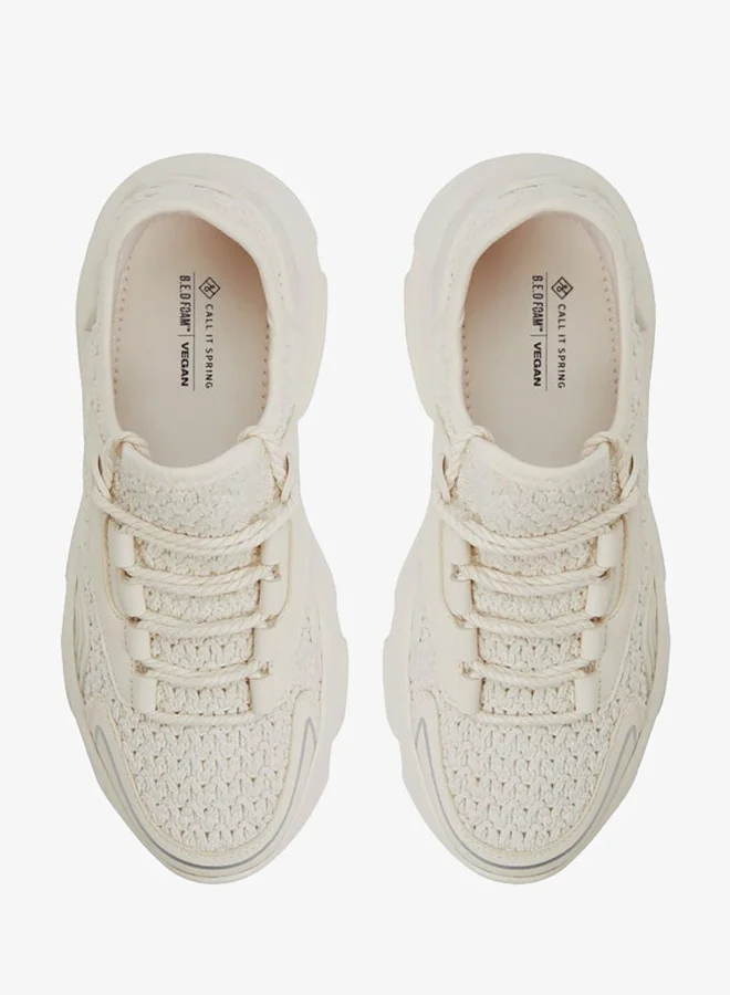 Call it Spring  ELYZA Chunky Crochet Sneakers for Women | Best Price UAE