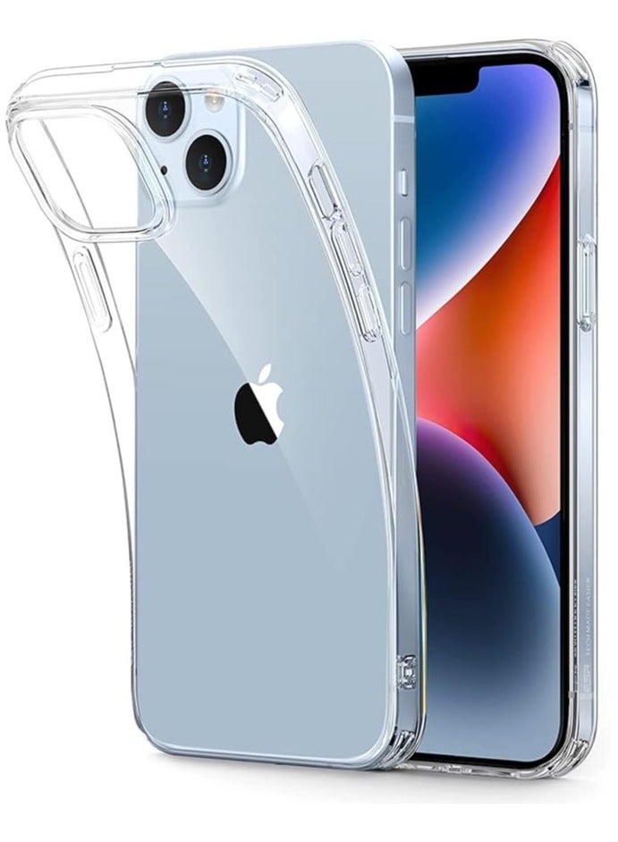 ELTRAZONE ELTRAZONE Slim Clear TPU Case for iPhone 15 – Shockproof, Yellowing-Resistant, and Anti-Fingerprint Protection - Image 1