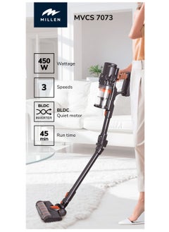 MILLEN MILLEN Cordless Stick Vacuum Cleaner – Powerful, Lightweight & Versatile – MVCS7073  - Image 2
