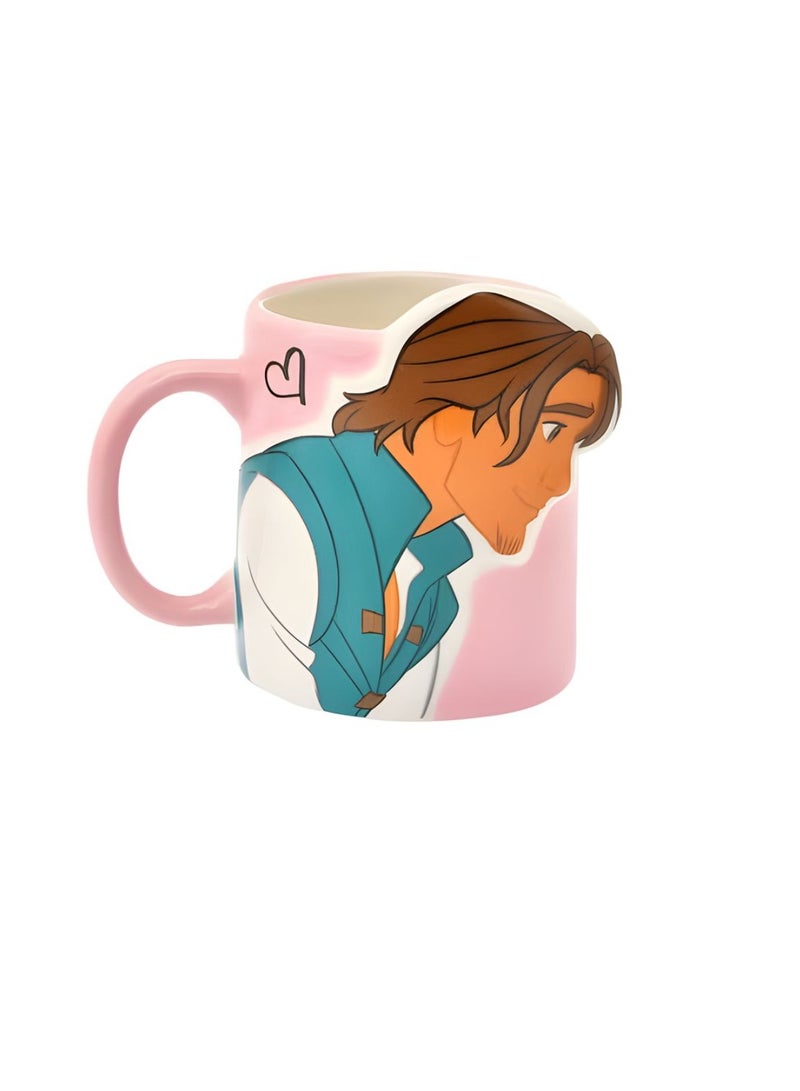 ديزني كوب سيراميك مزدوج من فلين ورابونزل مثالي بتصميمات تكميلية أكواب للقهوة والشاي والشوكولاتة الساخنة 350 مل - Image 2
