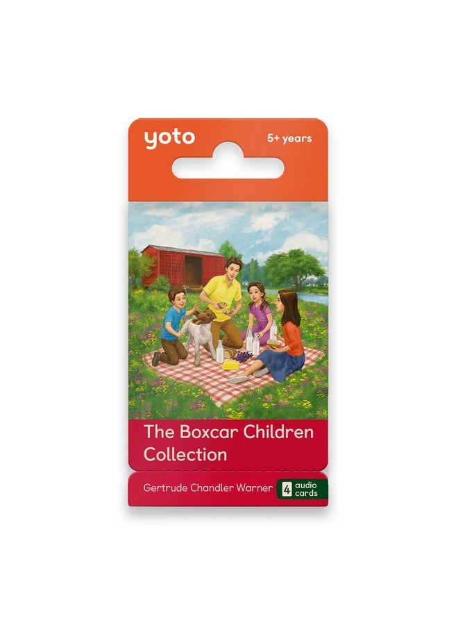 YOTO The Boxcar Children Collection - 4 Kids Audio Cards For Use With Player & Mini All-In-1 Audio Player, Screen-Free Listening With Fun Stories For Playtime Bedtime & Travel, Ages 7+ - Image 1