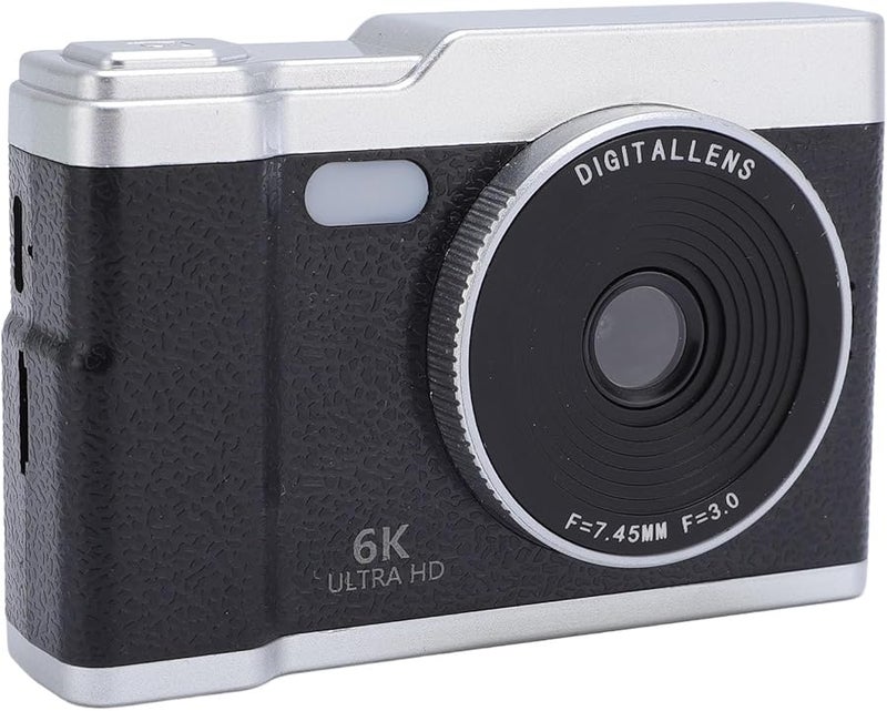 Black 48MP Digital Camera 8X Zoom Anti Shake 2 4 Inch Screen Portable Travel Camera - Image 5