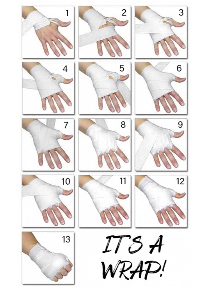 COMMANDO Boxing Hand Wrap 4 Meter Length  - Image 3