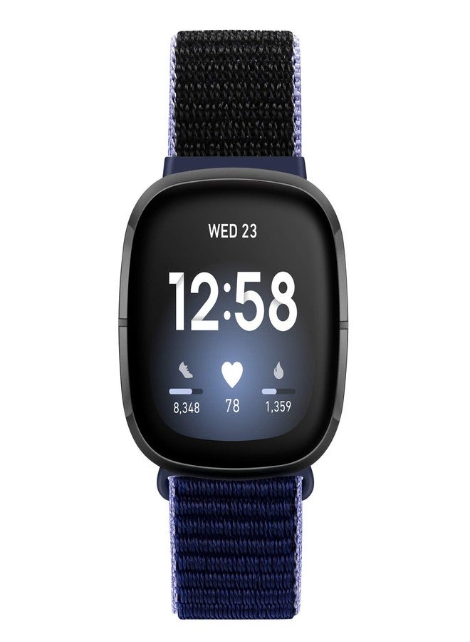 AVOD Nylon Bands Compatible with Fitbit Sense/Fitbit Sense 2/Fitbit Versa 3/Fitbit Versa 4, Soft Breathable Sport Adjustable Replacement Strap Women Man Wristband Accessories - Image 2