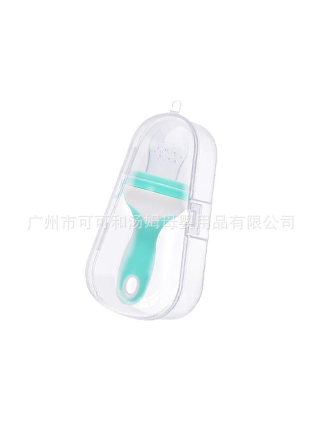 Cartoon Baby Teether Stick Fruit And Vegetable Bite Music Fruit Food Supplement Bite Music Silicone Mesh Bag Boxed Fruit And Vegetable Music