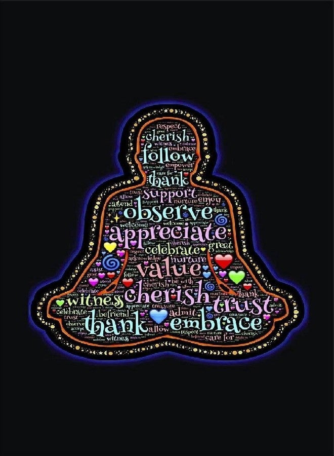 orgner Active Elements Latest Poly Canvas Yoga Mat Bag/Cover. Easy Fit up to 4 mm Thick Yoga Mat. Print Design : Inside Yoga Print as Cheers Follow Observe Value Embrace - Image 4