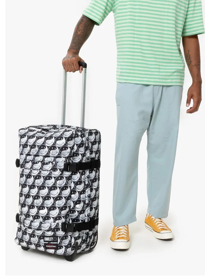 EASTPAK  transit'r m smiley yy medium soft luggage - black  | Best Price UAE