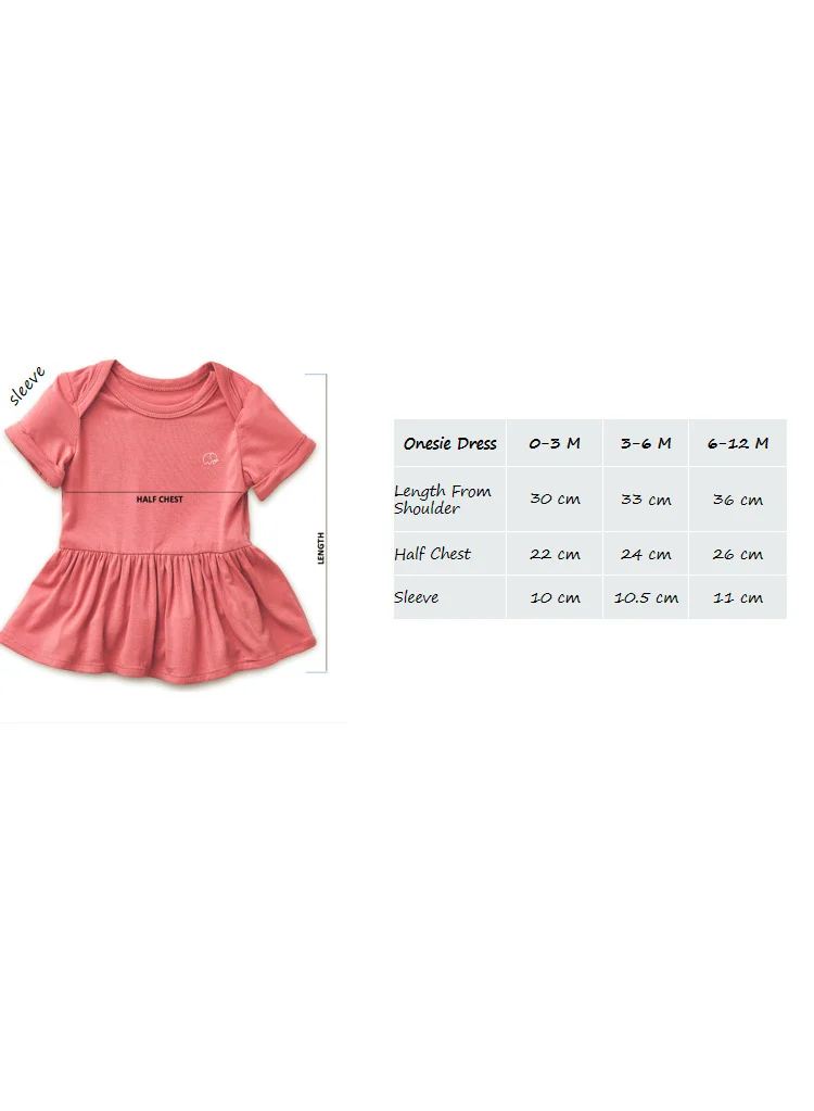 Anvi Baby Mauve Ruffled Dress