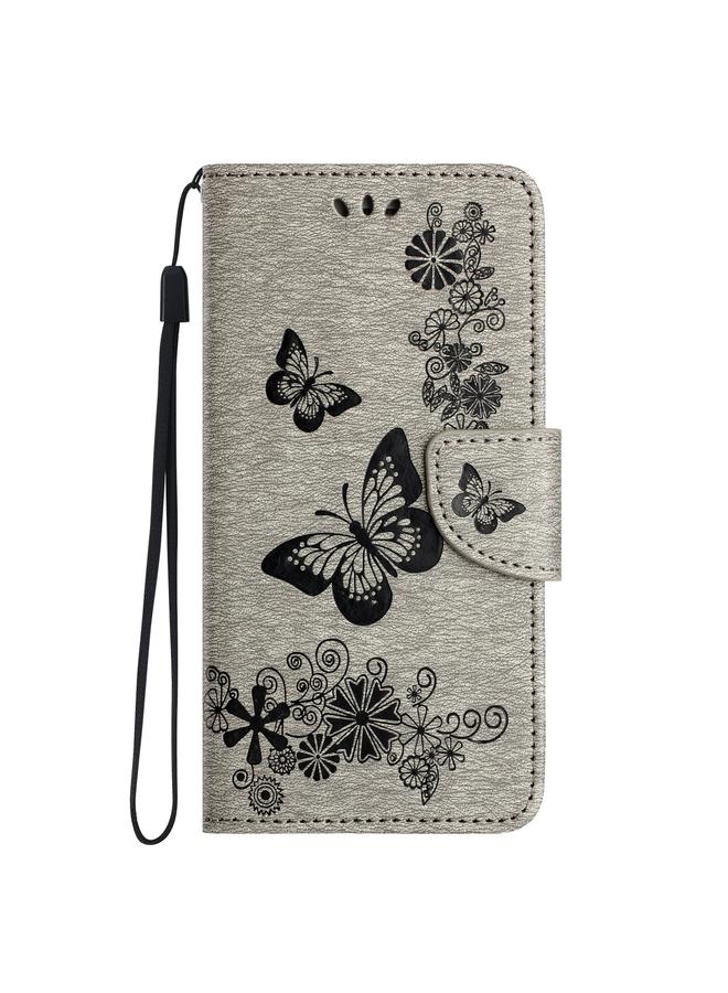 S-TOP Case For iPhone 16 Pro Max Butterfly Embossed Flip Leather Phone Case - Image 2