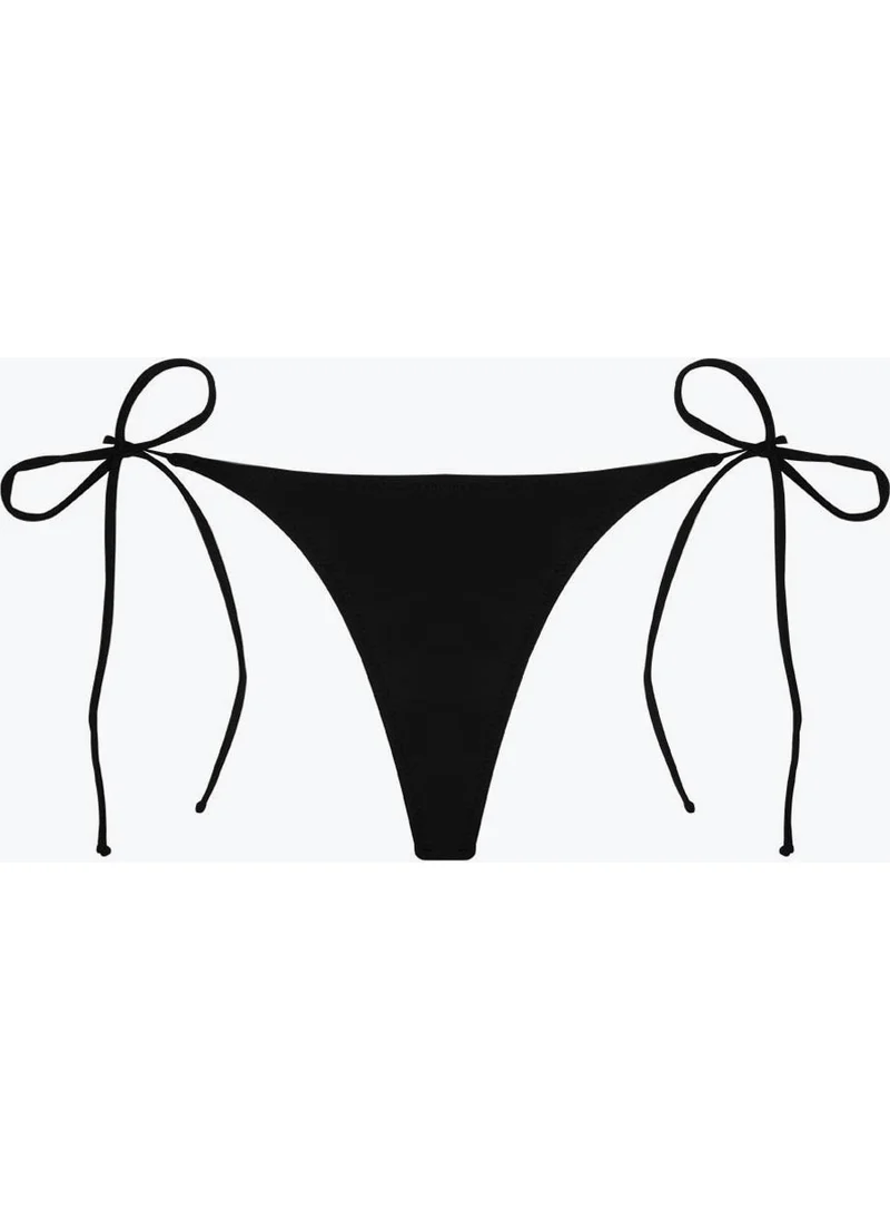 Ayyıldız 63005 Black String Bikini Bottom