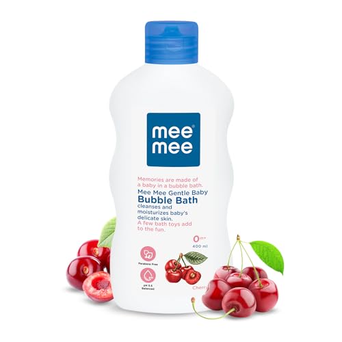 Mee Mee Baby Body Wash 400ml with Cherry & Fruit Extracts | Tear-Free, Mild & Moisturizing Formula |Paraben-Free, Dermatologically Tested, pH Balanced |Gentle Head-to-Toe Bubble Bath for All SkinTypes - Image 1