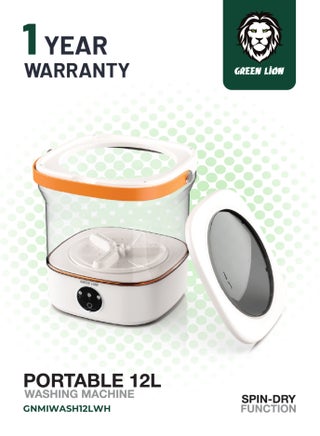 White - 12L Washing Machine