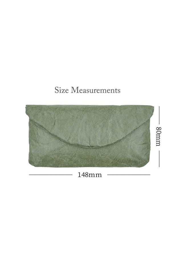 The Mujen Vintage/Retro Style Tyvek Paper Electronic Organizer Case, Pouch Small Portable Accessories Bag Travel Accessories Pouch for Electronics Cord USB Storage Organizer Stickers Organizer - Image 2