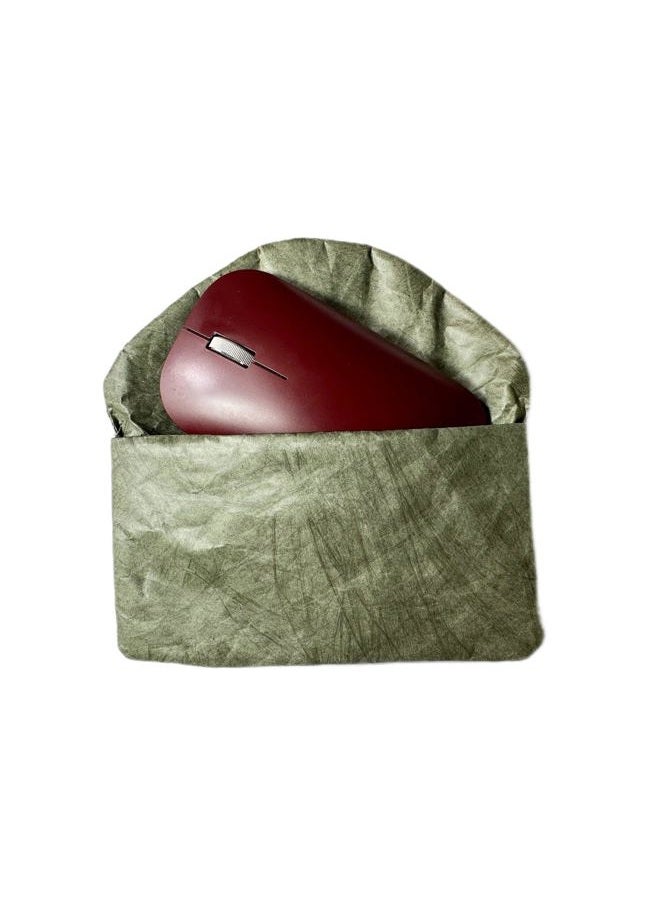 The Mujen Vintage/Retro Style Tyvek Paper Electronic Organizer Case, Pouch Small Portable Accessories Bag Travel Accessories Pouch for Electronics Cord USB Storage Organizer Stickers Organizer - Image 1