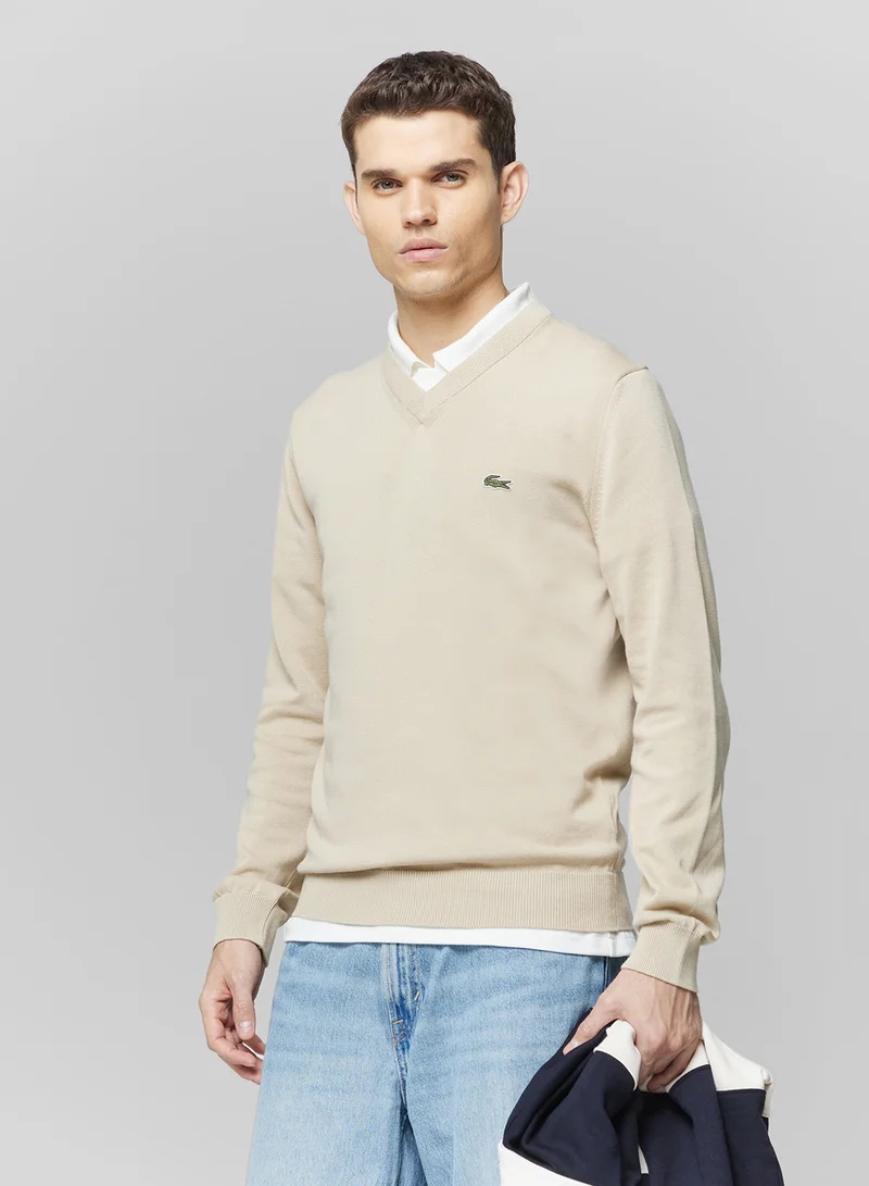 LACOSTE Colorblock Polo