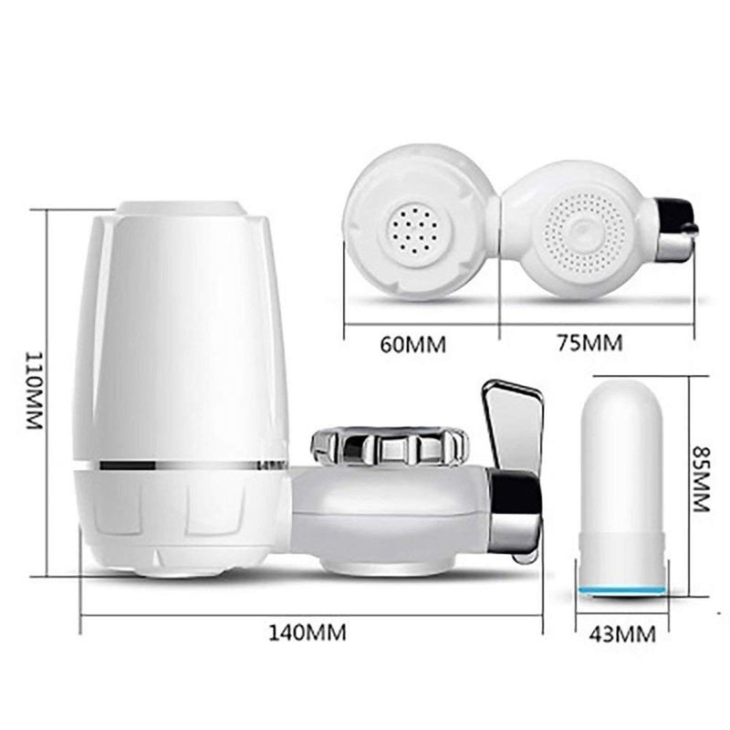 PANTH Mini TAP Water Purifier Faucet Washable Ceramic Percolator Water FilterWash Basin Water FilterFiltration for HomeKitchenBathroomHard and Dirty Water Purification System - Image 2