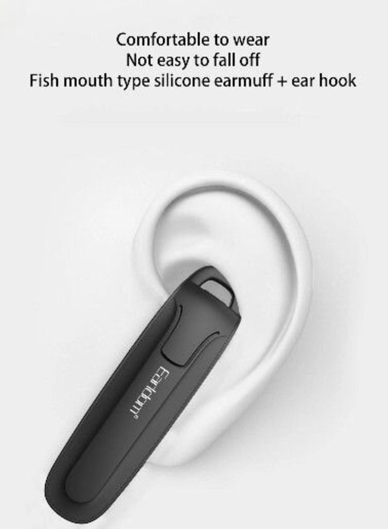 Earldom ET-BH69 Wireless Earpiece - Compact, Sleek Design with Clear Sound (Black) - Image 2