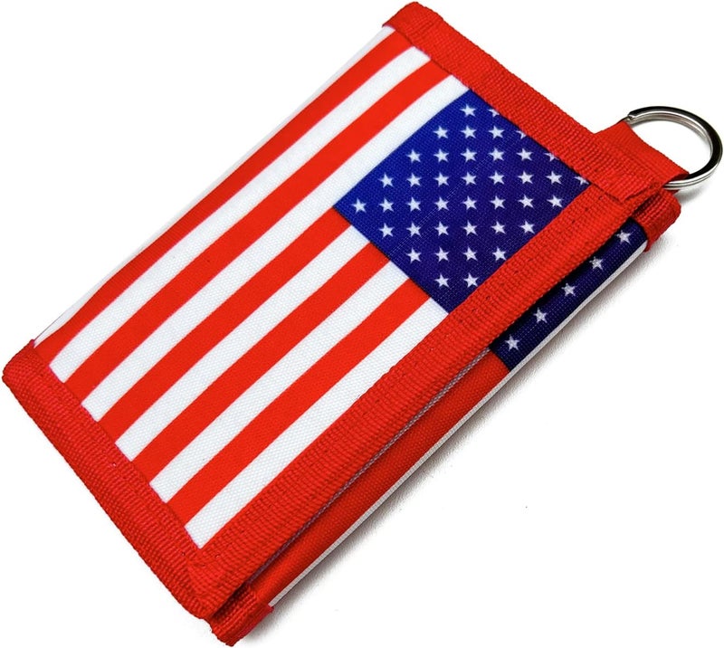 AI-DEE RFID Trifold Canvas Outdoor Sports Wallet for Kids - Front Pocket Wallet with Magic Sticker - Image 5