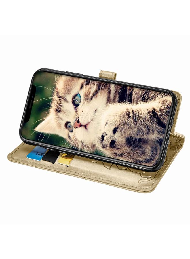 S-TOP Case For iPhone 11 Pro Max Cute Cat and Dog Embossed Horizontal Flip PU Leather Case with Holder / Card Slot / Wallet / Lanyard - Image 5