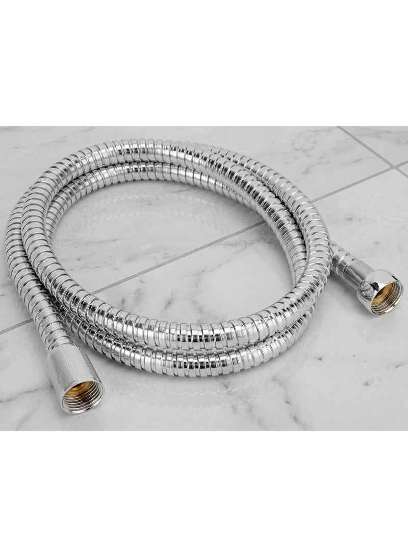 Siena Rubinetti Ecologici Flexible Chrome Hose for Bidet, Shattaf, Shower - Image 3