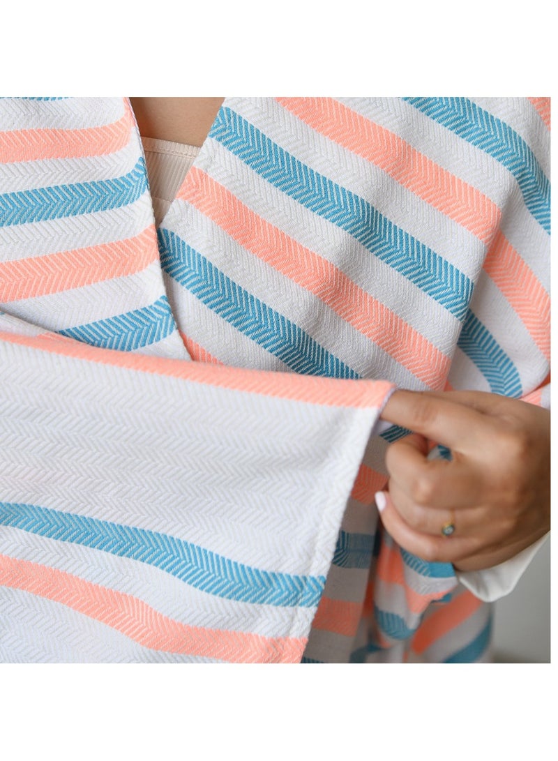 Beach Ponchos Wavelux 100%recycled cotton - Image 3