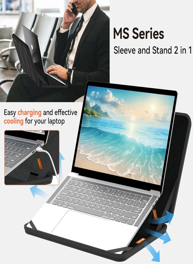 Smatree MS89 Hard EVA Protective Sleeve with Stand Compatible for 15.6 inch ASUS TUF Gaming F15/A15, for TUF Dash F15 2022/2021, 16 inch TUF Gaming A16 2024/2023, ASUS Zenbook Pro 16X OLED UX7602 - Image 4
