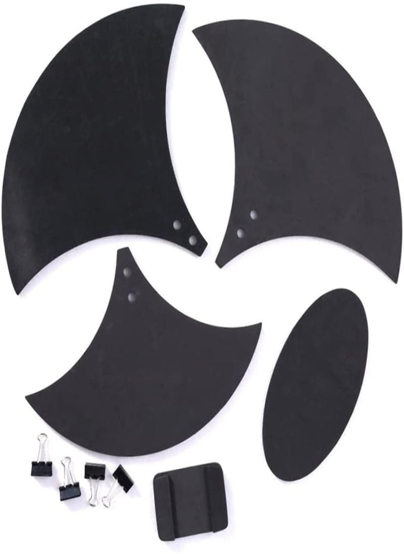 Drum Mute Pads Five Drums Three Cymbals Jazz Drum Mute Pad Drumming Rubber Practice Pad Set 10piece Set Black, Drum Mute Pads,Jazz Drum Mute Pad,Drum Dampeners,Drum Kit Mute Pads,Drum Kit Mutes