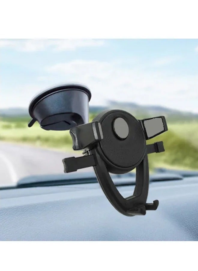 Car phone holder that attaches to the windshield or air conditioning vents - B29 - Image 1
