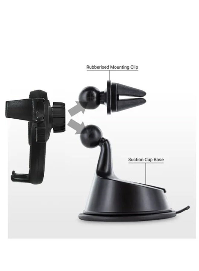 Car phone holder that attaches to the windshield or air conditioning vents - B29 - Image 5