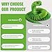 Binvin 3D Printed AnimalsSnake Viper3D Printed Snake Toys Articulated Snake 3D Printed Animals Animal Model Ornaments Creative Funny Toy Festival Gift for Frends Laser Green 24Inch - Image 4