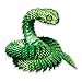 Binvin 3D Printed AnimalsSnake Viper3D Printed Snake Toys Articulated Snake 3D Printed Animals Animal Model Ornaments Creative Funny Toy Festival Gift for Frends Laser Green 24Inch - Image 2