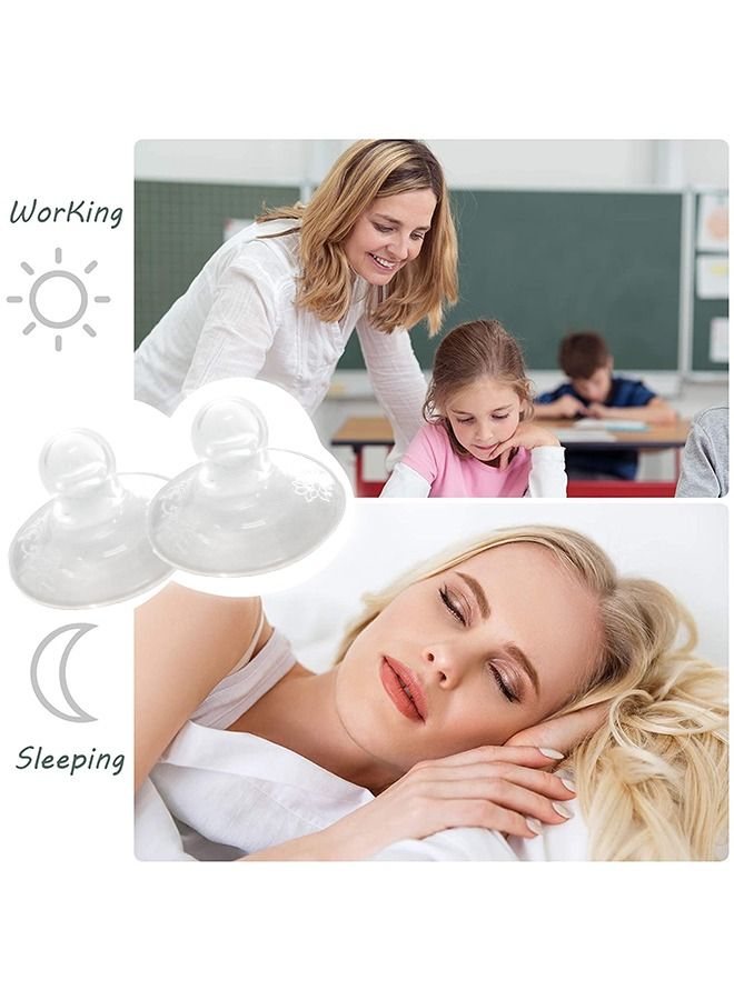 2pcs Nipple Protection Shield Nipple Retraction Corrector Silicone Nipple Corrector Nipple Traction Female Nipple Depression Flat
