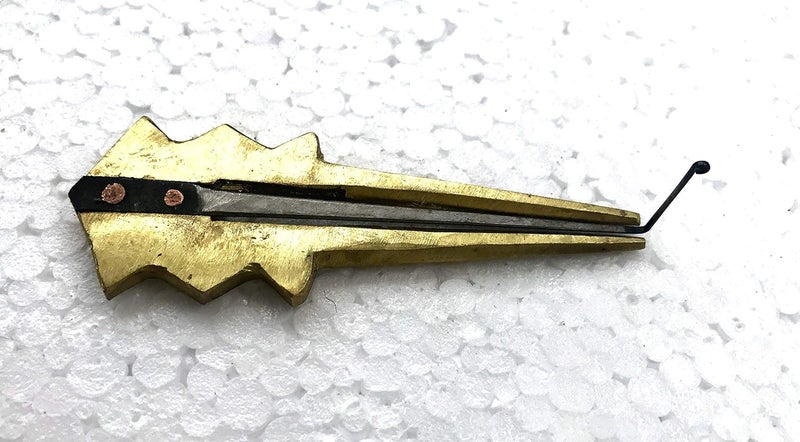 Vadyam Jew's Harp Brass Morchang Jawharp Folk Musical Instrument - Image 2