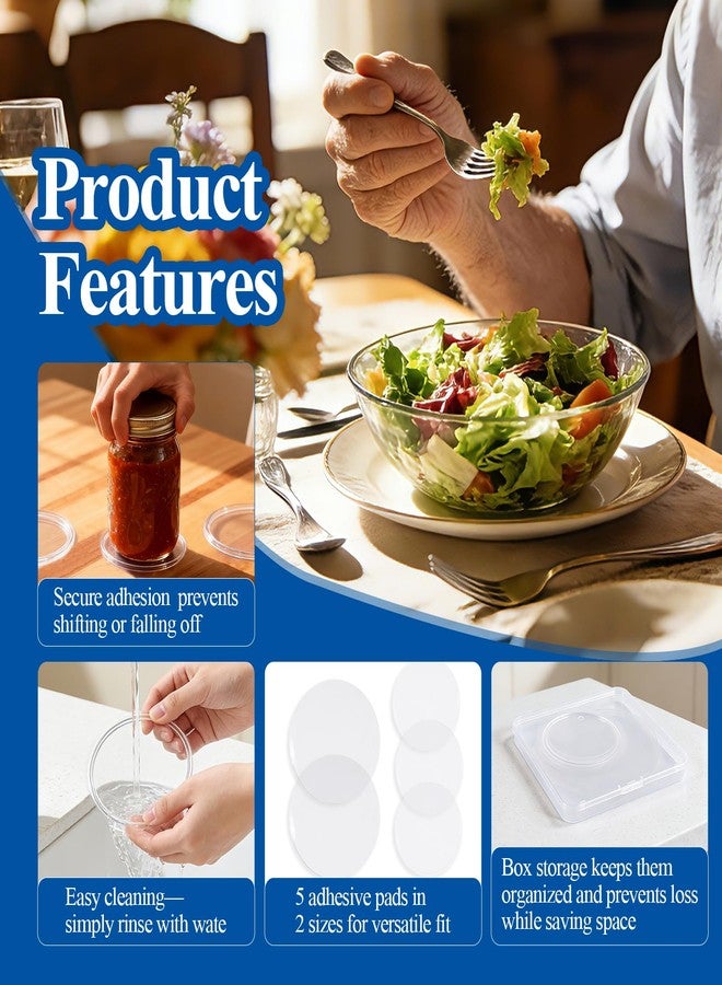 JFRHUDS One Handed Gadgets Adaptive Equipment, 5-Pack Washable Grip Mats with Storage Box - Jar Opener & Non-Slip Bowl Stabilizer for Weak Grip & Daily Independence - Image 4