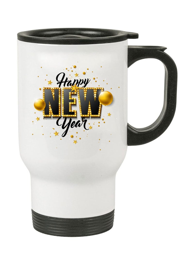 PRINTSHOP4ME Happy New Year Design Printed Travel Mug Suitable Gift For Family And Friends-New Year Theme-New Year Decor-Gifts For Special Person  - Image 2
