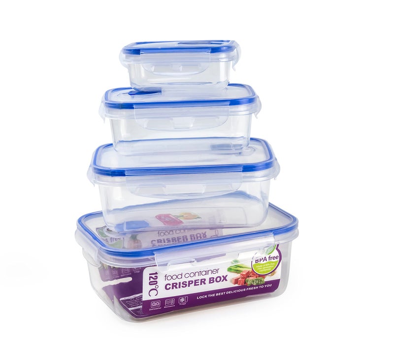 4? قطعة حاوية طعام علبة كريسبر